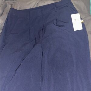 Michael Kors Men's Navy Flat-Front Dress Shorts